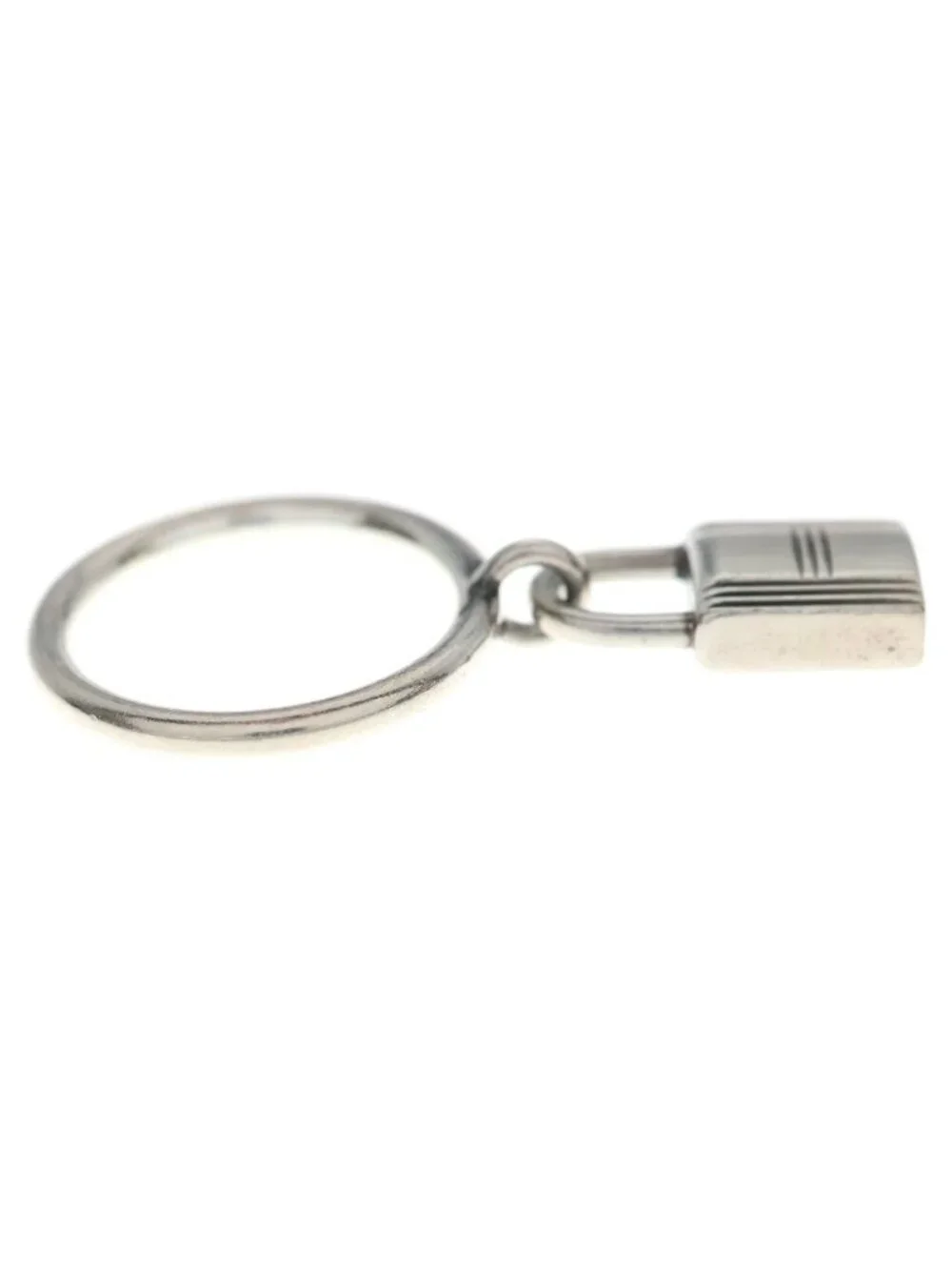 Hermes Amulet Cadena Ring 925 Sterling Silver